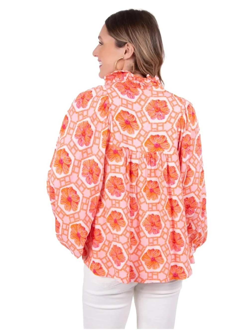 Emily McCarthy Stella Top in Floral Crochet